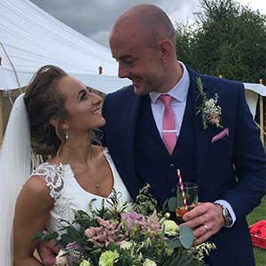 James and Kirsty at Twyning Park